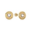 Radley Gold Plated Silver Love Heart Stud Earrings (RYJ1140)