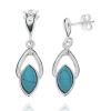 Celtic Earrings with Turquoise (AMB0773)