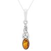Celtic Pendant with Amber (AMB0898)