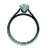 GIA Certified 1.03ct Diamond Platinum Solitaire Ring