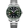 Mens Rotary Henley Green GMT Watch (GB05108/24)