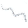 Silver 9 Inch Curb Bracelet