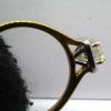 18ct Yellow Gold Halo Style Single Stone Diamond Ring 0.60ct