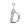 Sterling Silver Initial D Necklace