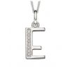 Sterling Silver Initial E Necklace