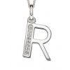 Sterling Silver Initial R Necklace
